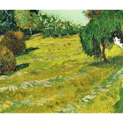Garden with Weeping Willow Painting Reproduction