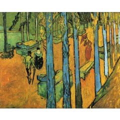 Les Alychamps, Autumn Painting Reproduction