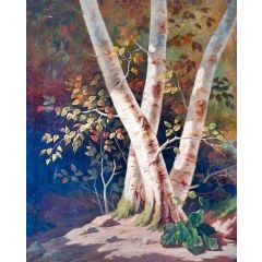 Trees Painting Reproduction