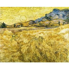 The Reaper, also known as Enclosed Field with Reaper Painting Reproduction