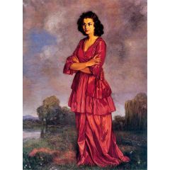 Portrait of Donna Carmen Arconada Painting Reproduction