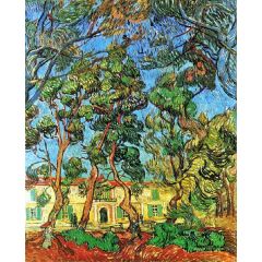 The Grounds of the Asylum Painting Reproduction