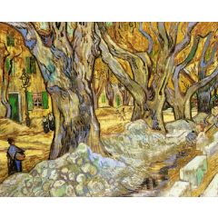 Large Plane Trees Painting Reproduction