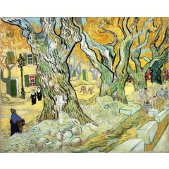 Large Plane Trees, also known as The Road Menders Painting Reproduction