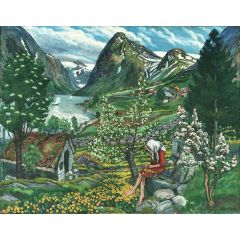 Kari - Motif from Sunde Painting Reproduction