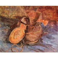 A Pair of Shoes Painting Reproduction