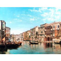 The Grand Canal, Venice Painting Reproduction