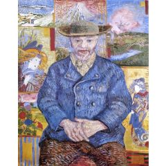 Portrait of Pere Tanguy Painting Reproduction