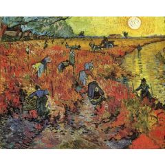 The Red Vinyard Painting Reproduction
