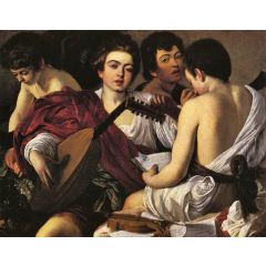 The Musicians Painting Reproduction