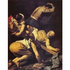 The Crucifixion of St Peter Painting Reproduction