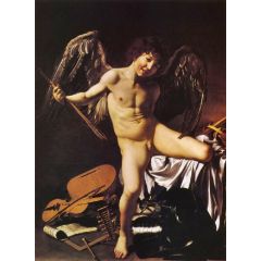 Cupid, also known as Amor Victorious Painting Reproduction