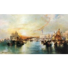 Venice from the Lagoon Painting Reproduction