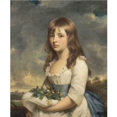 Portrait of a Girl Painting Reproduction