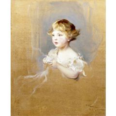 Lady Mairi Stewart as a Child of Two Painting Reproduction