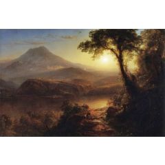 Tropical Scenery, also known as South American Landscape Painting Reproduction