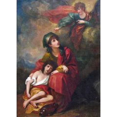 Hagar and Ishmael Painting Reproduction