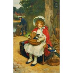 Waiting at the Ferry Painting Reproduction