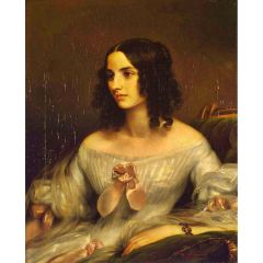 Portrait of Baronness Zenden Painting Reproduction