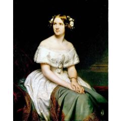 Portrait of Singer Jenny Lind Painting Reproduction