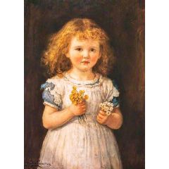 Buttercups and Daisies Painting Reproduction