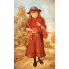 The Homeward Trudge Painting Reproduction