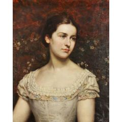 Portrait of the Artists Daughter(also known as Bildnis der Tochter des Künstlers) Painting Reproduction