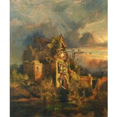 Haunted House Painting Reproduction