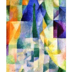Simultaneous Windows (2nd Motif, 1st Part) Painting Reproduction