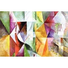 The Three Windows the Tower and the Wheel Painting Reproduction