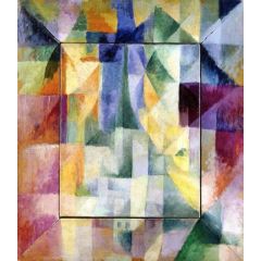 Simultaneous Windows onto the City (1st Part, 2nd Motif, 1st Replica) Painting Reproduction