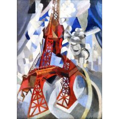 Eiffel Tower(also known as The Red Tower) Painting Reproduction