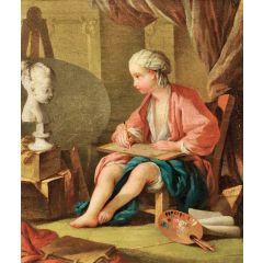 Allegory of Painting Painting Reproduction