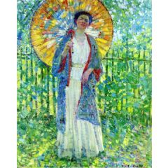 The Japanese Parasol Painting Reproduction