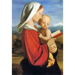 Virgin and Child Painting Reproduction