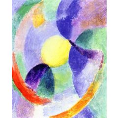 Circular Forms, Moon no. 3 Painting Reproduction