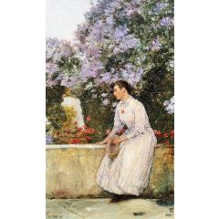 In the Garden Painting Reproduction