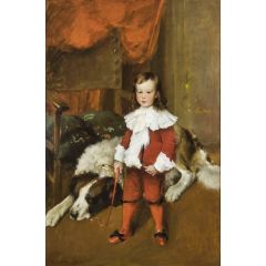 Portrait of Joseph Lasell Painting Reproduction