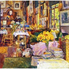 The Room of Flowers Painting Reproduction