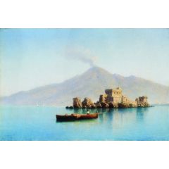 Mount Vesuvius Painting Reproduction