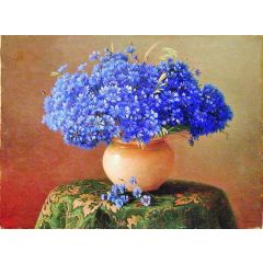Cornflowers Painting Reproduction