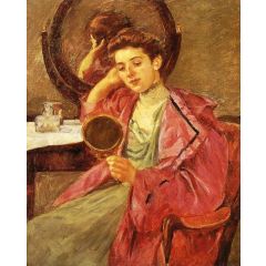 Antoinette at Her Dressing Table Painting Reproduction