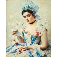 The Letter Painting Reproduction