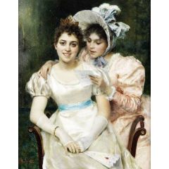 The Shared Secret(also known as Good News) Painting Reproduction