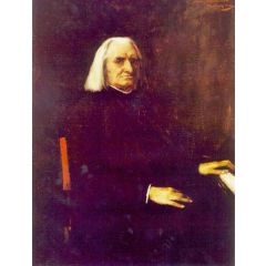 Portrait of Franz Liszt Painting Reproduction