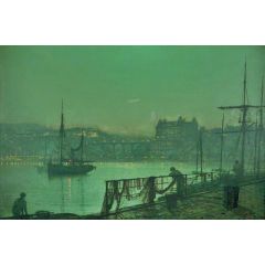 Scarborough Lights Painting Reproduction