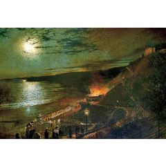 Sic transit gloria mundi(also known as The Burning of the Spa Saloon) Painting Reproduction