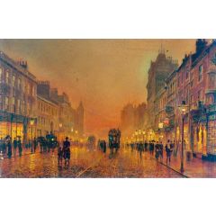 Briggate, Leeds Painting Reproduction