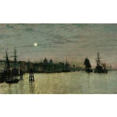 Greenwich, Half Tide Painting Reproduction