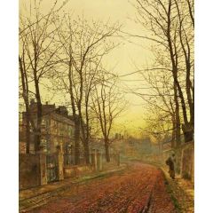 An Autumn Idyll Painting Reproduction